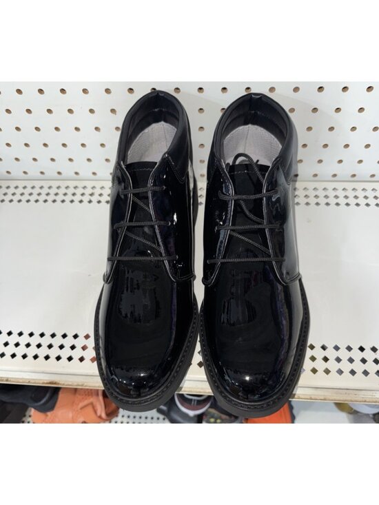 Bates Sentinel Mens Patent Leather High Shine On Duty Dress Chukka Boots Size 11 main image 3